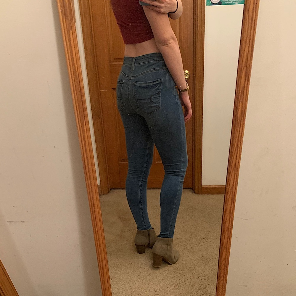 American Eagle Super High Rise Stretch Jegging
